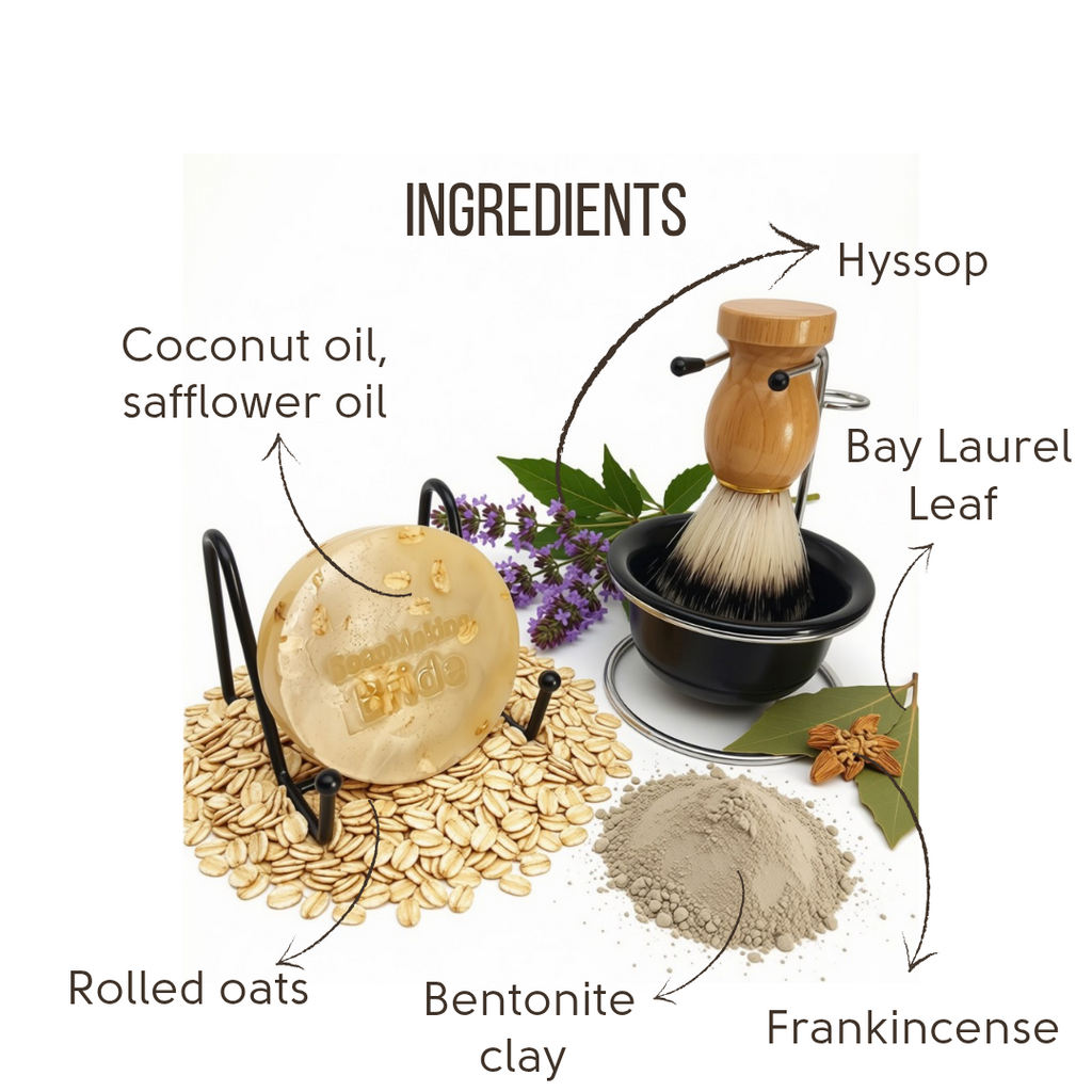 Hyssop Hooray Shaving Soap