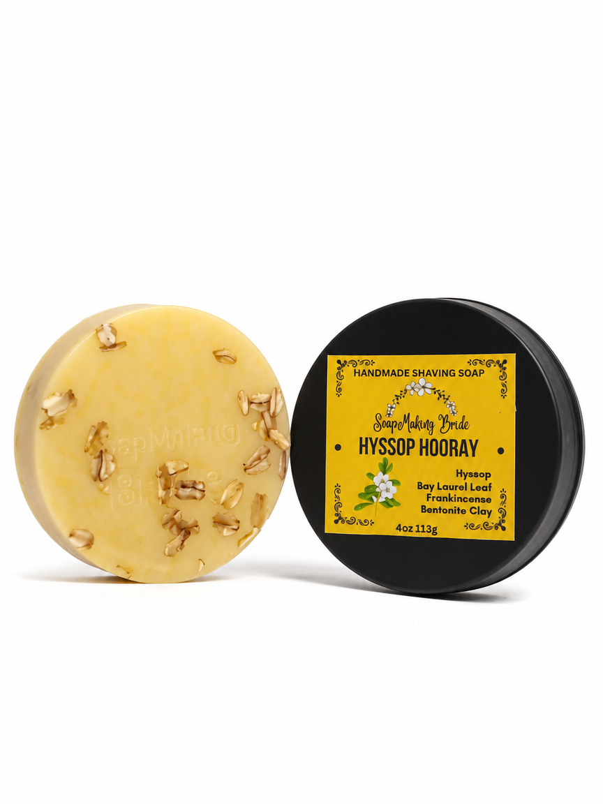 Hyssop Hooray Shaving Soap